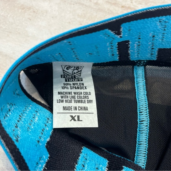 FORT TROFF Semi-Sheer Shadow Jock Jockstrap Underwear - Hypnotic Blue - Picture 4 of 6